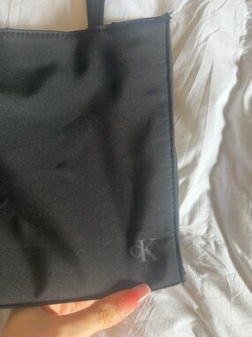 Y2K Calvin Klein Nylon Mini Square Purse with Subtle CK Logo
